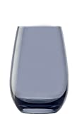 STÖLZLE LAUSITZ Vasos ELEMENTS 465ml Gris humo I Juego de 6 vasos I Juegos de vasos aptos para lavavajillas I Irrompibles I Vasos universales para agua, zumo, whisky